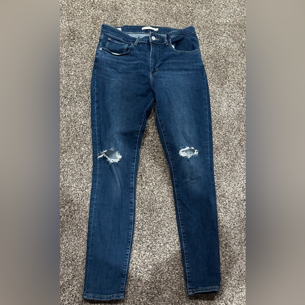 Signature by Levi Strauss Dark Blue Skinny Jeans